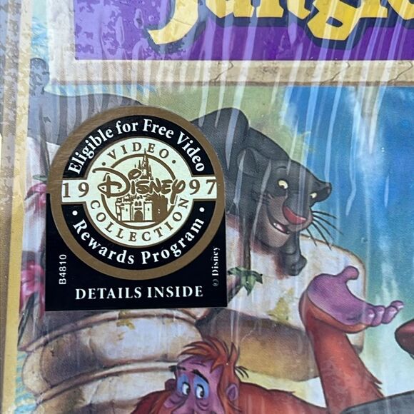 Vintage 1997 Walt Disney's Jungle Book 30th Anniversary Limited Edition VHS New - Picture 7 of 10